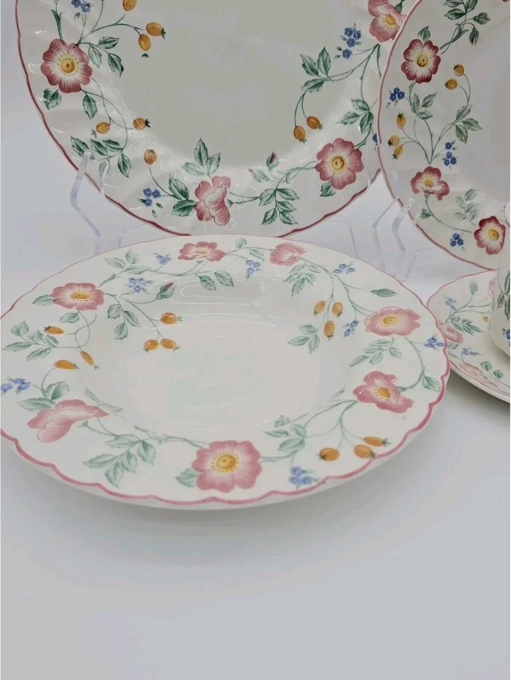 Churchill Briar Rose 5-Pc ONE Place Setting Dinner 1993-1998